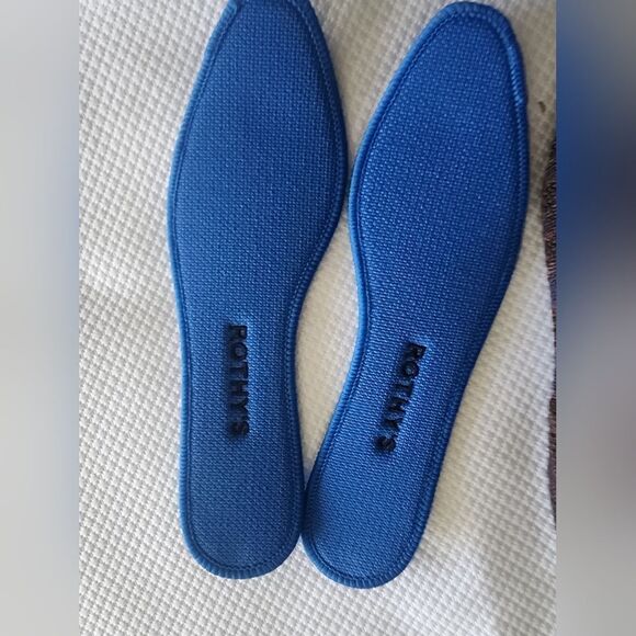 Rothy's Women's Flats in Blue, Purple, and Orange - Picture 11 of 12